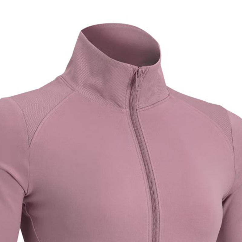 Under Armour Meridian Solid Color Stand Collar Training Jacket Women Jacket Pink 1379157-697