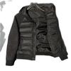Trendy Men's Winter Cotton Jacket with Wheat Ear Patchwork Design