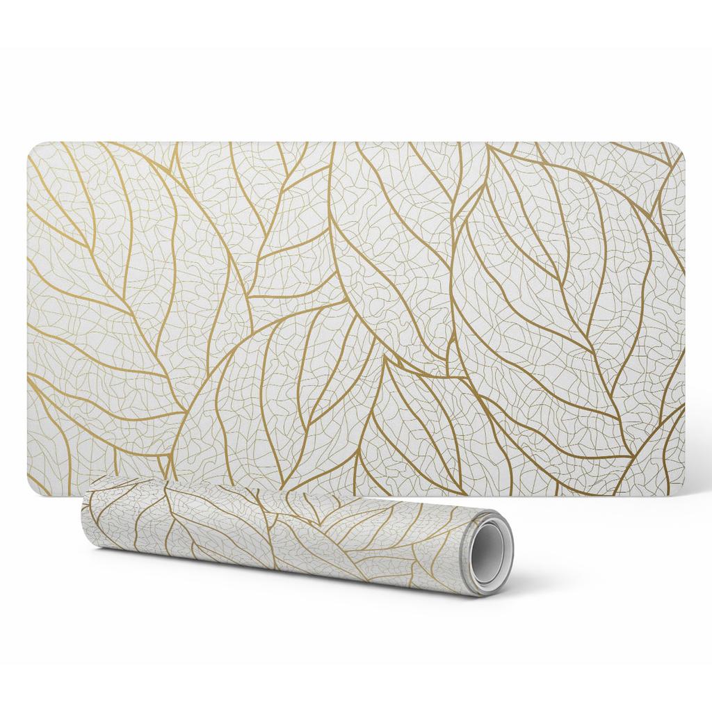 Protective Desk Mat with Leaf Pattern In a Delicate Design 120X60 Cm