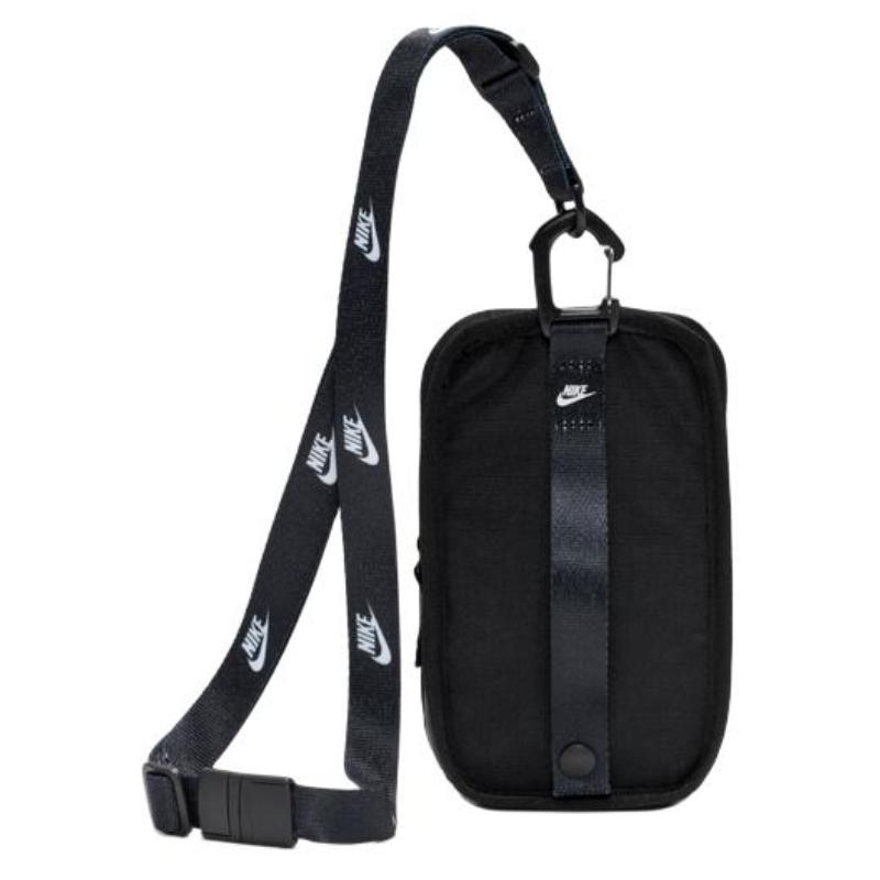 Nike Klubový Polyester Polyuretan Jednoramenná Crossbody Kapsička na Mobil Běžná Unisex Černá Ležérní HF3595-091
