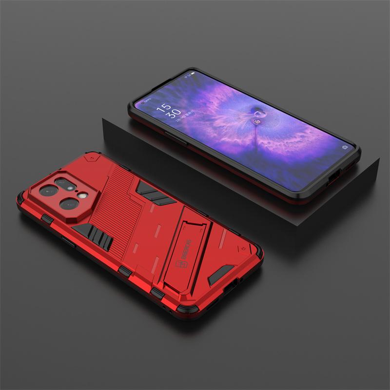 

Для OPPO Find X5 Pro Чехол Магнитная Броня Противоударный Подставка Задняя Крышка Для OPPO Find X5 X3 Lite FindX5 Жесткие Прочные Чехлы Для Телефонов For Find X5 Pro красный