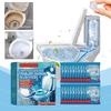 Automatic Toilet Bowl Cleaner Tablets Effervescent Toilet Long-Lasting Cleaning Cleaner Deodori E3Z6