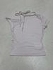 2025 Summer Off-Shoulder Polka Dot Lace-Up T-Shirt - Trendy Girly Style