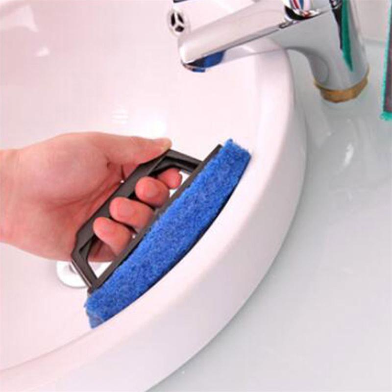 The Kitchen Decontamination Tape Handle Sponge Bottom Clean Brush Sponge Wipe