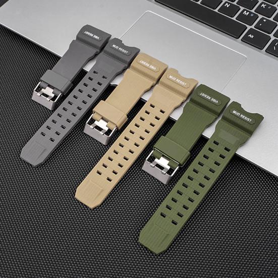 Uhrenarmband Wasserdicht Langlebig Farbecht Atmungsaktiv Verschleißfest Schweißfest Universal Harz Sportuhrenarmband