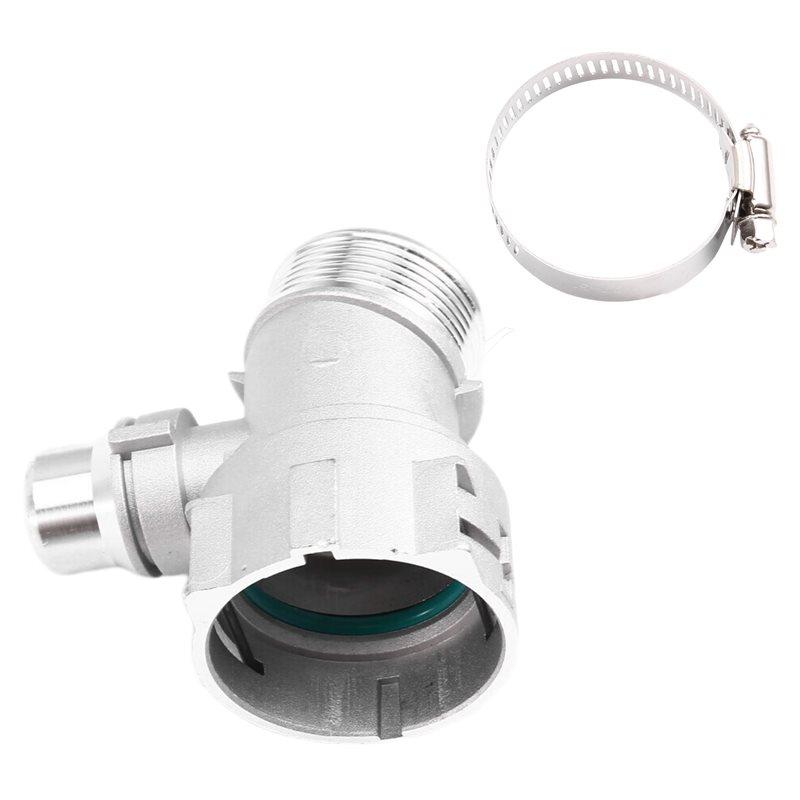 Upper Radiator Coolant Hose Connector 17128602870 Aluminum For BMW 530I 2.0L 540I 3.0L 2017-2020 Car Parts