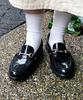 Bit Motif PVC Rain Loafers/Women's R-1021BLACK36