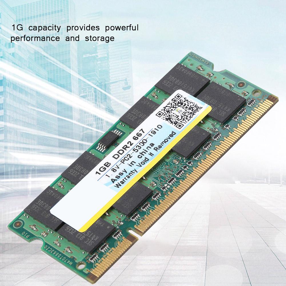 Xiede DDR2 667 1.8V 1GB Memory Stick RAM Module Fully Compatible for Laptop
