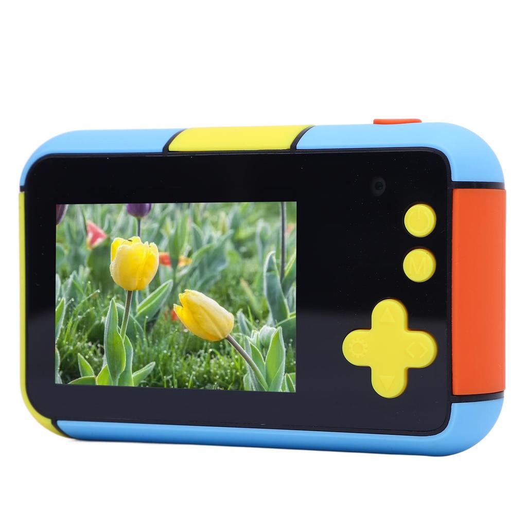 32MP 1080P Digital Camera with 2.4 Inch Screen LED Flash Compact Small Camera Toy with 32G Memory Card for Boys Girls Photography