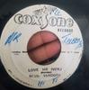 7inch Record HEPTONES  Love Me Girl NONE Coxsone Records Jamaica Reggae Ska  Dub Used