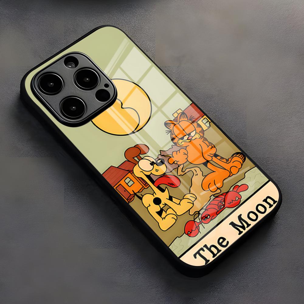 Cute Cat G-GarfieldeS Phone Case For IPhone 17 Pro Max 16 15 14 Pro Max 13 11 X Xs Xr 8 7Plus Silicone Cover