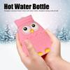 Hot Water Bottle Microwave Hting Silicone Cartoon Injection Hand Warmer Portable Cute Owl Shape 400ml