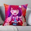 Hot Anime Oshi no Ko Hoshino Ai Pillow Case Anti-dustmite Pillowcase Invisible zipper silky short plush Sofa cushion cover