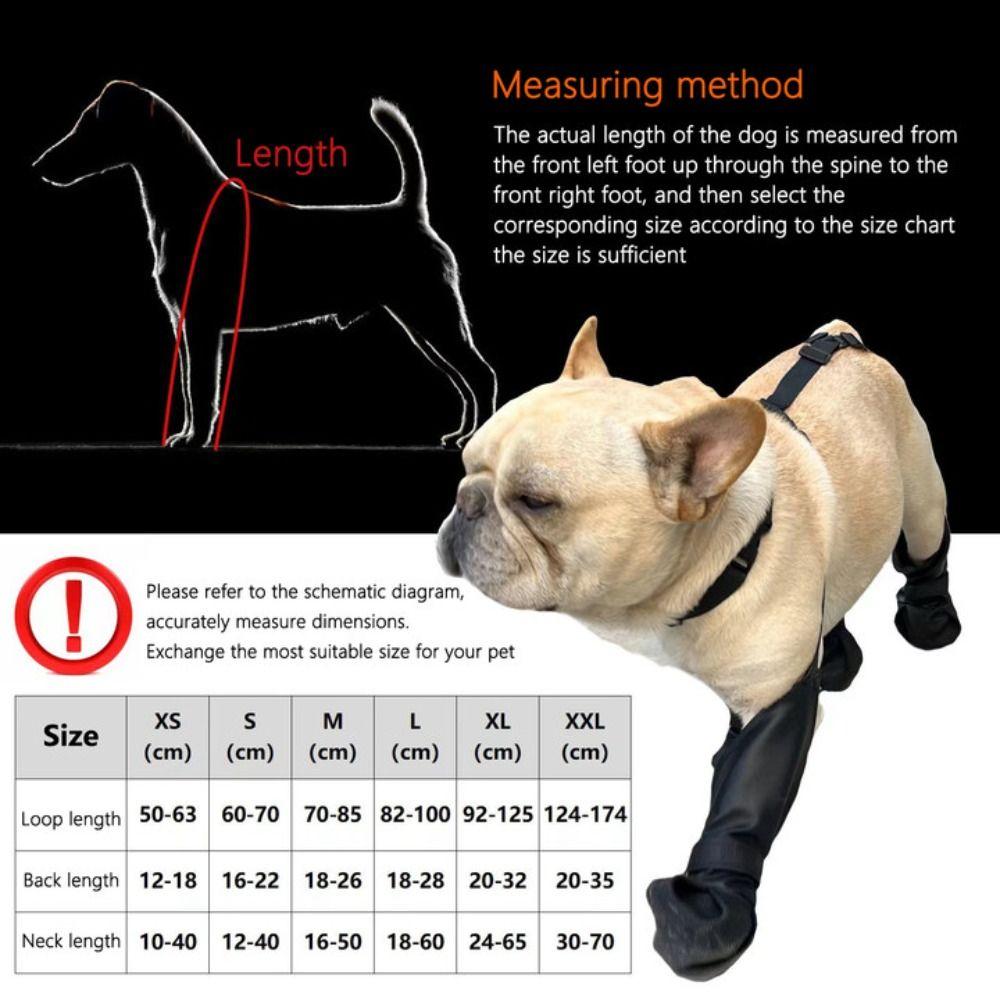 2024 Waterproof Dog Shoes Ajustable Breathable Dog Boots Non-Slip Nylon Bulldog Paws Protector Outdoor