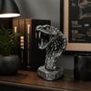 3D Printed Desktop Ornament Gothic Style Snake Figurine Cool Snake Head Statue  Computer Desk