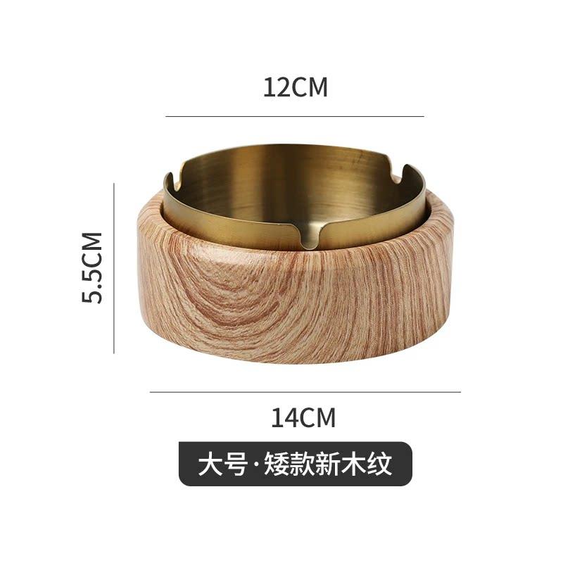 Nordic Ins Ashtray Luxury Home Living Room Simple Personality Creative Trend Hotel Office Decoration Anti-fly Ash Ornaments