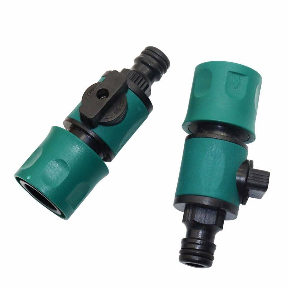 Zahradní hadicová trubka In Line Kohout Zavřít/Vypnout Ventil uzavírací ventil Konektorový adaptér