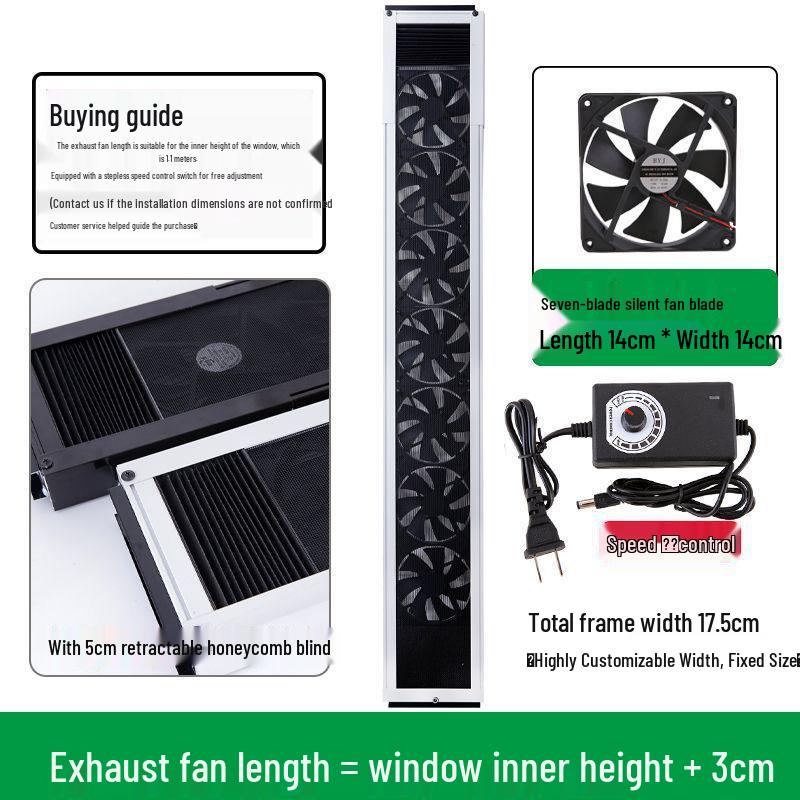 

Two-Way Silent Exhaust Fan: Integrated Ventilation with No-Drill Installation