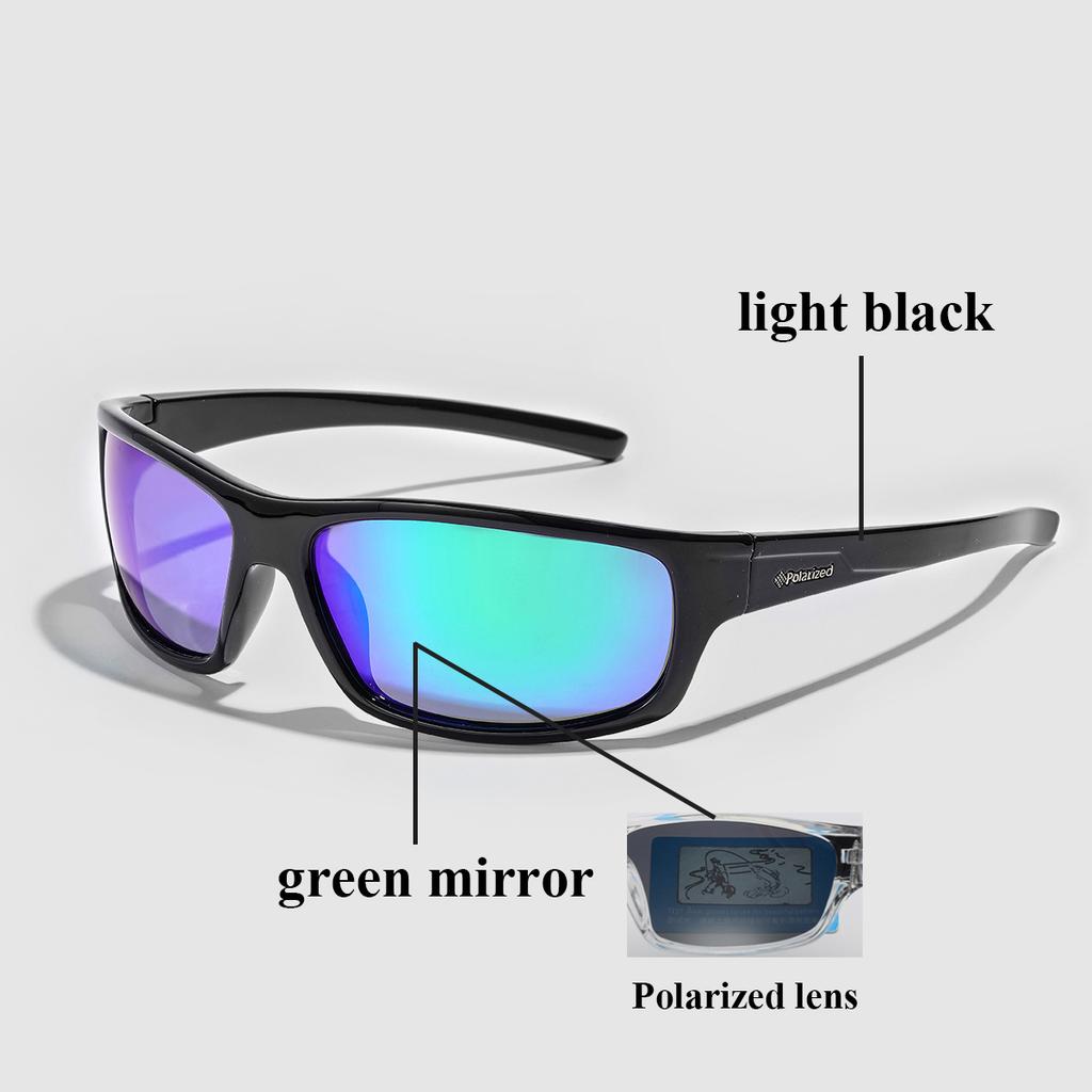 Ruiao Polarized Sunglasses anti glare Men Sport Hipster women Glasses UV400 Hiking cycling Wrap outdoor bike Sunshades fishing