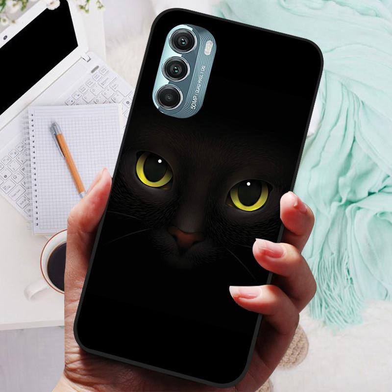 For Moto G Stylus 5G 2022 Case Black Cover Lion Wolf Silicone Soft Back Cases For Motorola Moto G Stylus 4G 5G Protective Shell