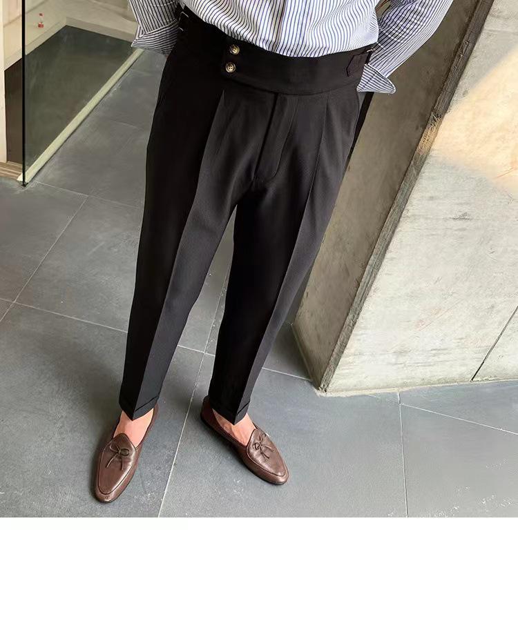 

Брюки от костюма с драпировкой Неаполь, средней высоты посадки - Формальные и повседневные, Весна/Осень