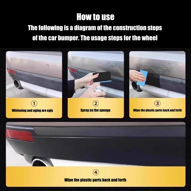 Car Coating Trim Restore Automobile Parts Refurbish Agent Auto Detailing Supplies 30ml Car Interior Refurbishment Agent For