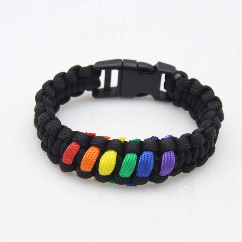

Плетеный уличный паракордовый браслет для выживания, багажный подарок, парашютный шнур Unlimited 6 colors