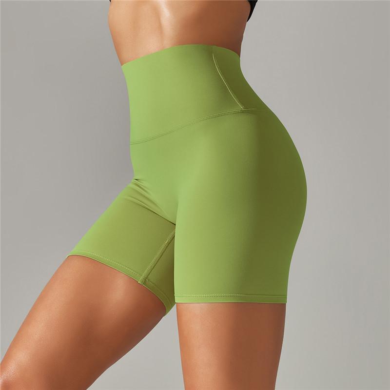 Auroth Sexy Elastic Yoga Shorts Women Biker Sports Shorts High Waist Fitness Workout Shorts