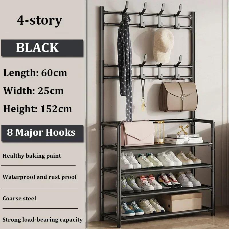 Shoe Multi-ayer Rack DIY Organizer Clothes Storage Load-bearing Organizer Hat Hanger Household Shoes  Multifunctional Shoe Rack