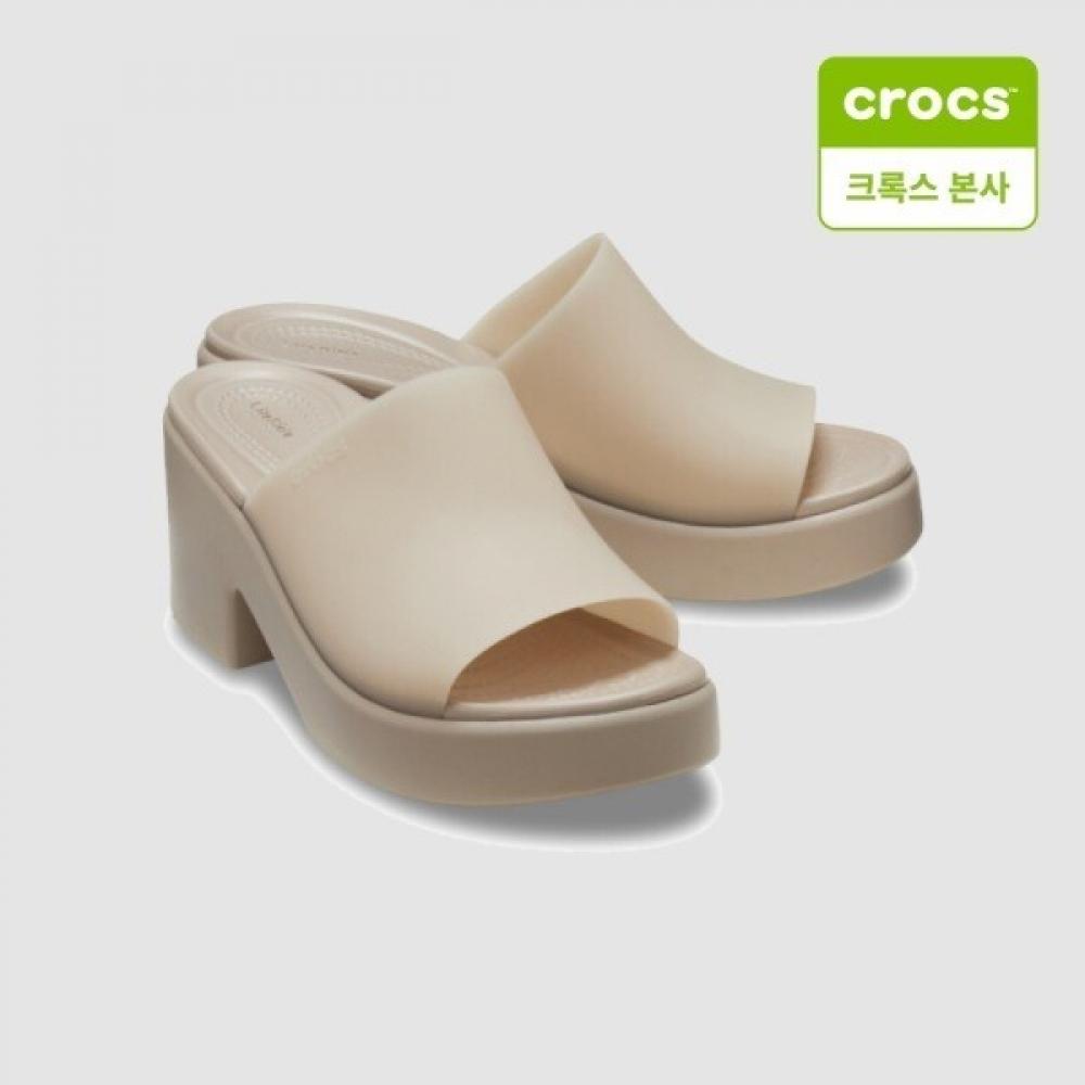 

CrocS Women S Brooklyn froSted Slide Heel 210981 214 Taupe/W9(260mm)