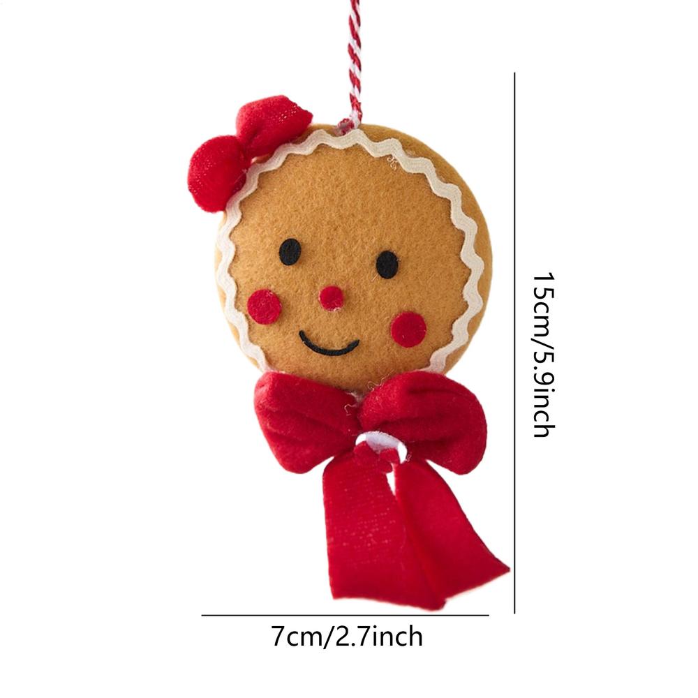 

Christmas Tree Gingerbread Man Ornament Christmas Tree Hanging Ornament gingerbread man pendant with Lanyard 2025 New Year Gift