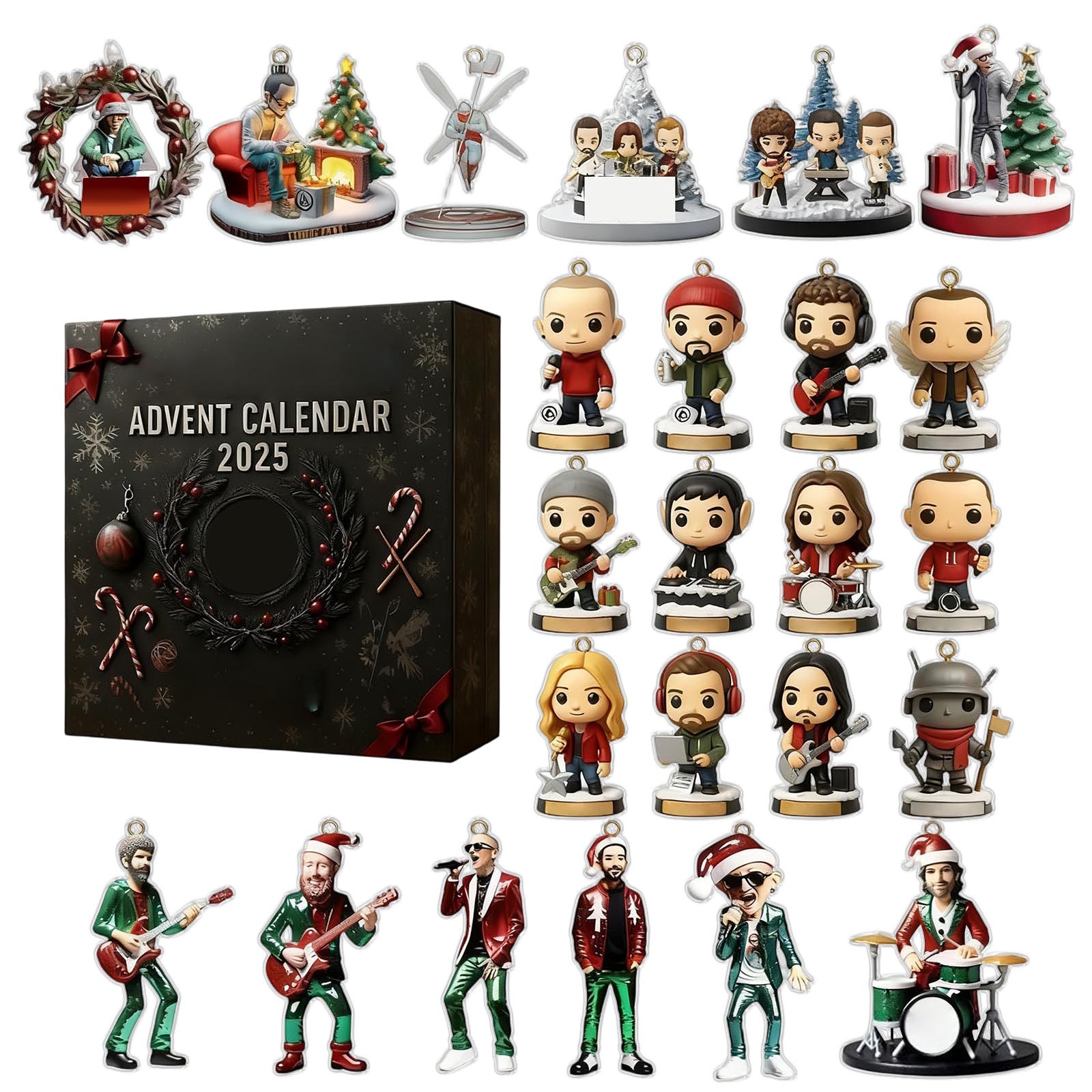 

2D Адвент-календарь, Адвент-календарь для мальчиков на спортивную тематику, Адвент-календарь для мальчиков-подростков, Набор на 24 дня (для Игроков, Взрослых Мужчин и Подростков) One Size