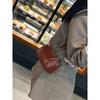 Small satchel women's new fashion exquisite super soft leather shoulder messenger bag female Internet celebrity explosion bag