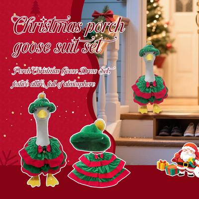 Christmas Party Porch Costume Pet Clothing Set Holiday Decoration