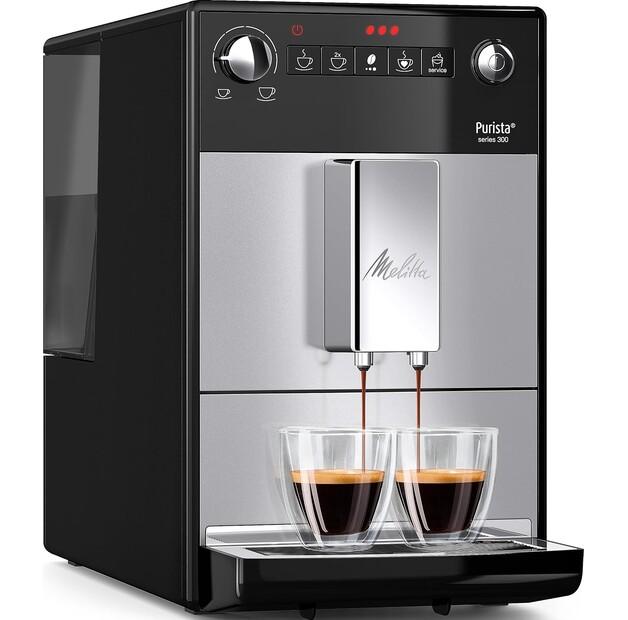 Кофемашина Melitta Purista Series 300 silber/schwarz (F23/0-101)