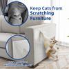 Transparent PVC Scratch-Proof Self-Adhesive Cover for Furniture, Doors, and Sofas