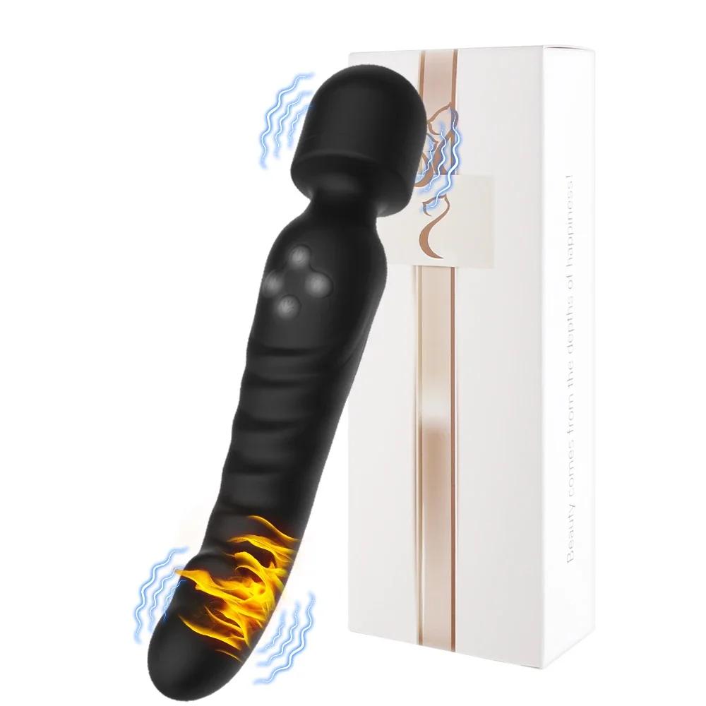 3 IN 1 Mode Dildos Vibrator AV Sex Machine Magic Wand Clitoris G Spot Stimulator Female Vagina Massager Woman Adults Sex Toy 18+