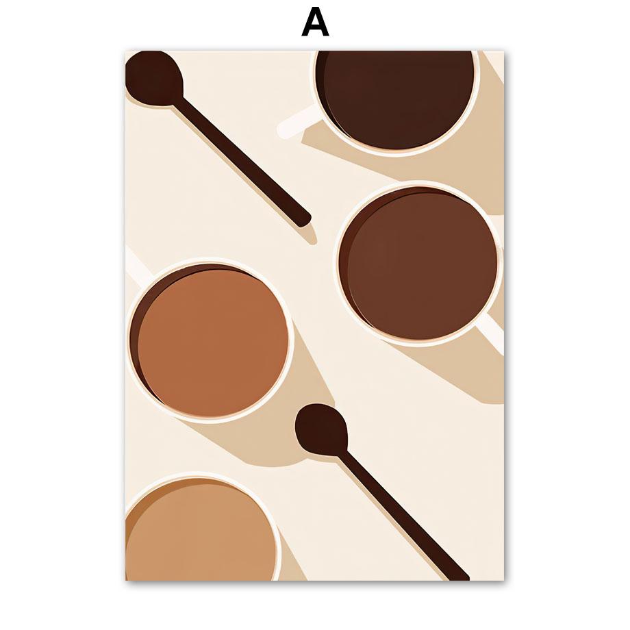 Coffee Minimalist Cups Coffee Culture Cafe Wall Art Prints Posters Nordic Canvas Paintings Picture  Kitchen Hotel Bar Home Decor