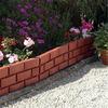 Garden Edging Border Fence Imitation Stones Brick Lawn Plant Flower Grass Support Stake Decorative Edging Outdoor DIY