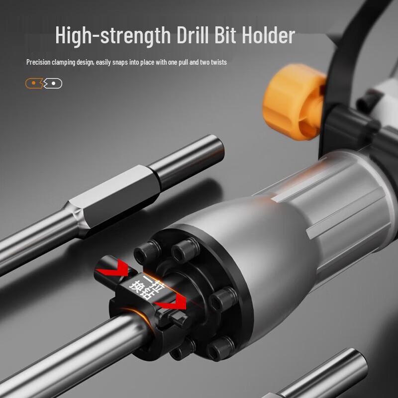 Hanweishi 1400W Heavy-Duty Electric Demolition Hammer CN plug (adapter included)