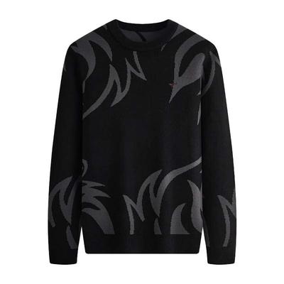Men's Crew Neck Wool Blend Sweater