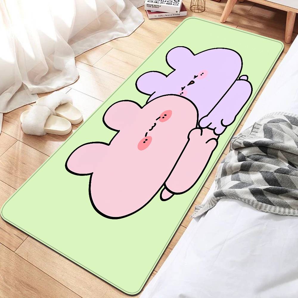 

Kawaii A-Asamimichaans Cute Floor Mat Non-Slip Laundry Room Mat Laundry Decor Balcony Child Living Room Bedside Mats 50x80cm