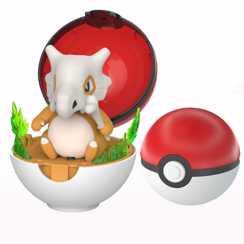 Toys Pokeball Deformation Anime Action Figure Model Pikachu Eevee Squirtle Charmander Bulbasaur Kids Gifts