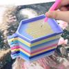 Diamond Painting Tools and Accessories, Diamond Painting Multi-Grid Drill Tray with Patterns, Diamond Painting Stone Art Tray