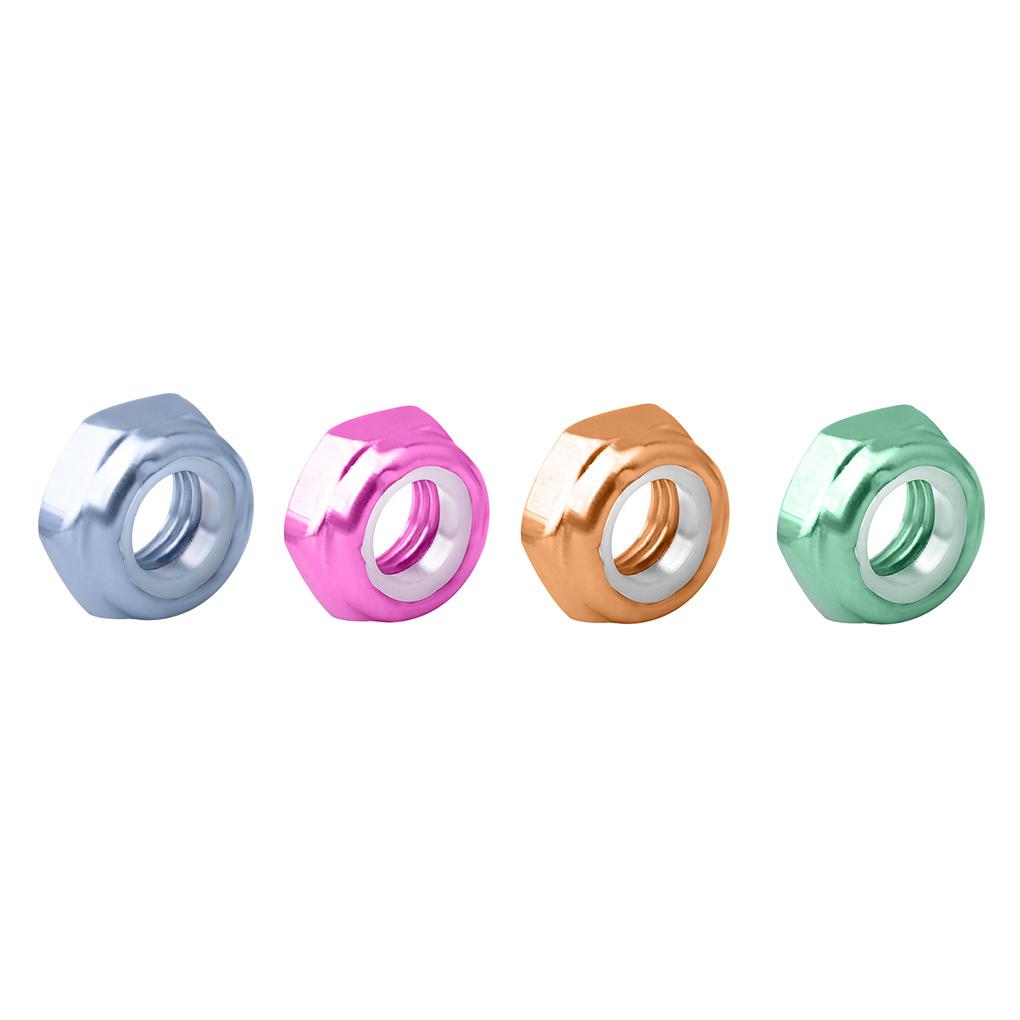 Skateboard Nut Modification Universal Lock Fittings Skateboarding Component Modified Fitting Solid Color Hardware Part