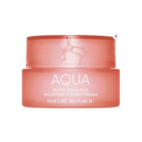 NATURE REPUBLIC Super Aqua Max Moisture Cream Dry Skin Hydrating Care 80ml