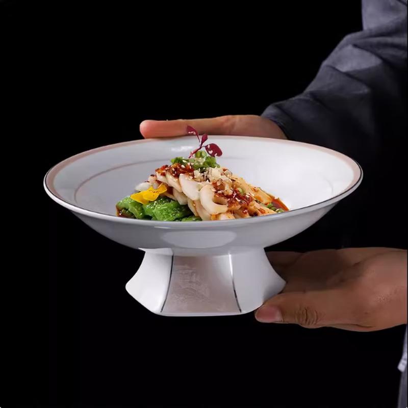 Taisun Kinesisk Keramisk Högfotad Skål