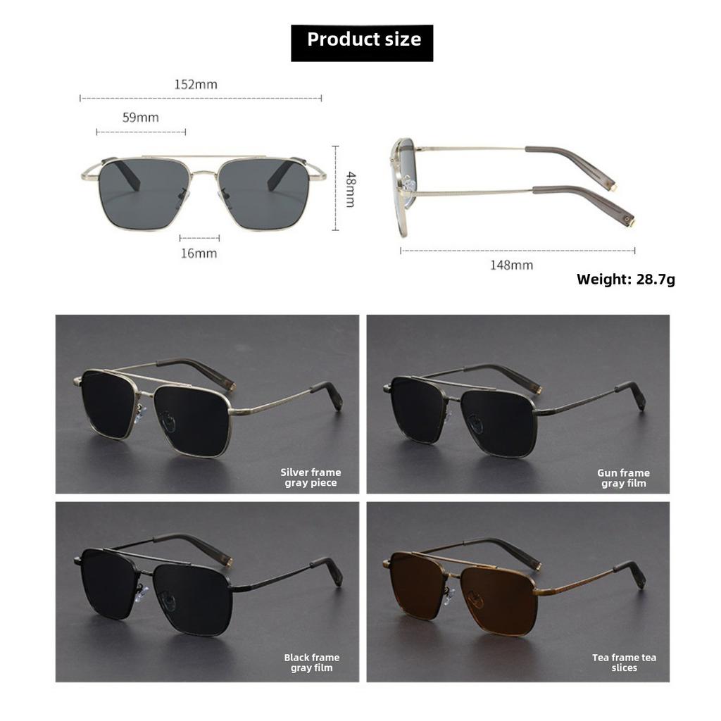 Męskie okulary przeciwsłoneczne w stylu retro Marka Projektant Wysokiej jakości metalowa rama Okulary ochronne Okulary do jazdy Okulary UV400
