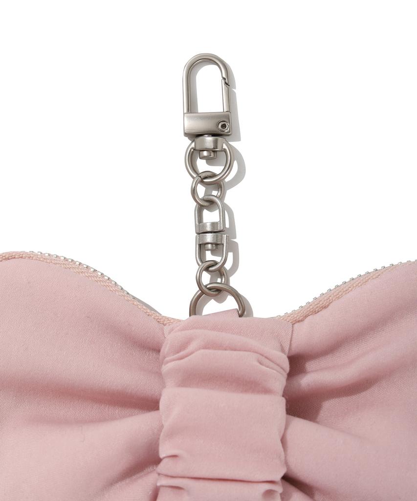 Covernat Woman Clover Heart Padded Ribbon Pouch (2 Colors)