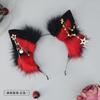 Handmade Cute Plush Animal Ears Cosplay Comic Show Punk Headband Spice Girl Headgear European and American Style Hair Accessories